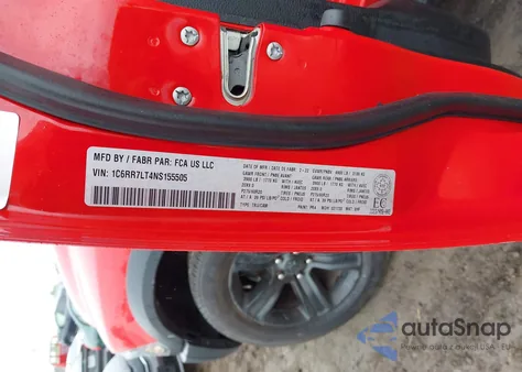 2022 Ram 1500 Classic Slt from USA, damaged, VIN 1C6RR7LT4NS155505